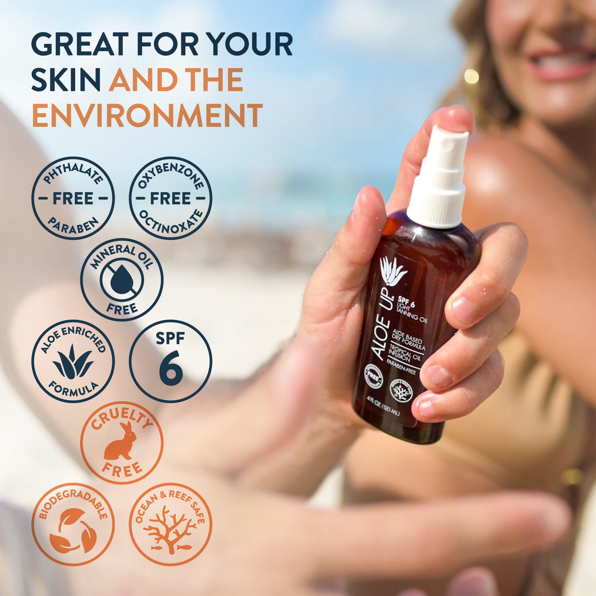 SPF 6 Tanning Oil