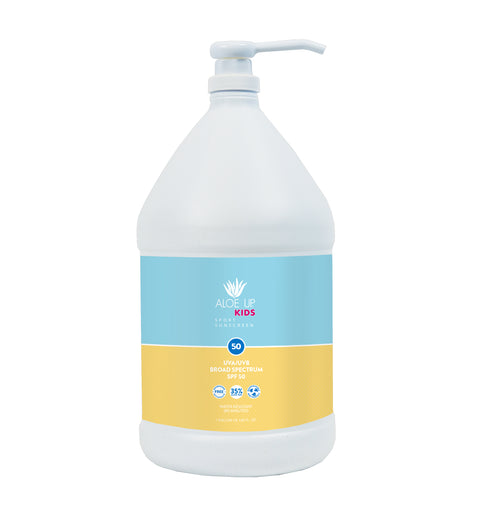 Kids SPF 50 Sunscreen Lotion 1 Gallon - 128 oz.