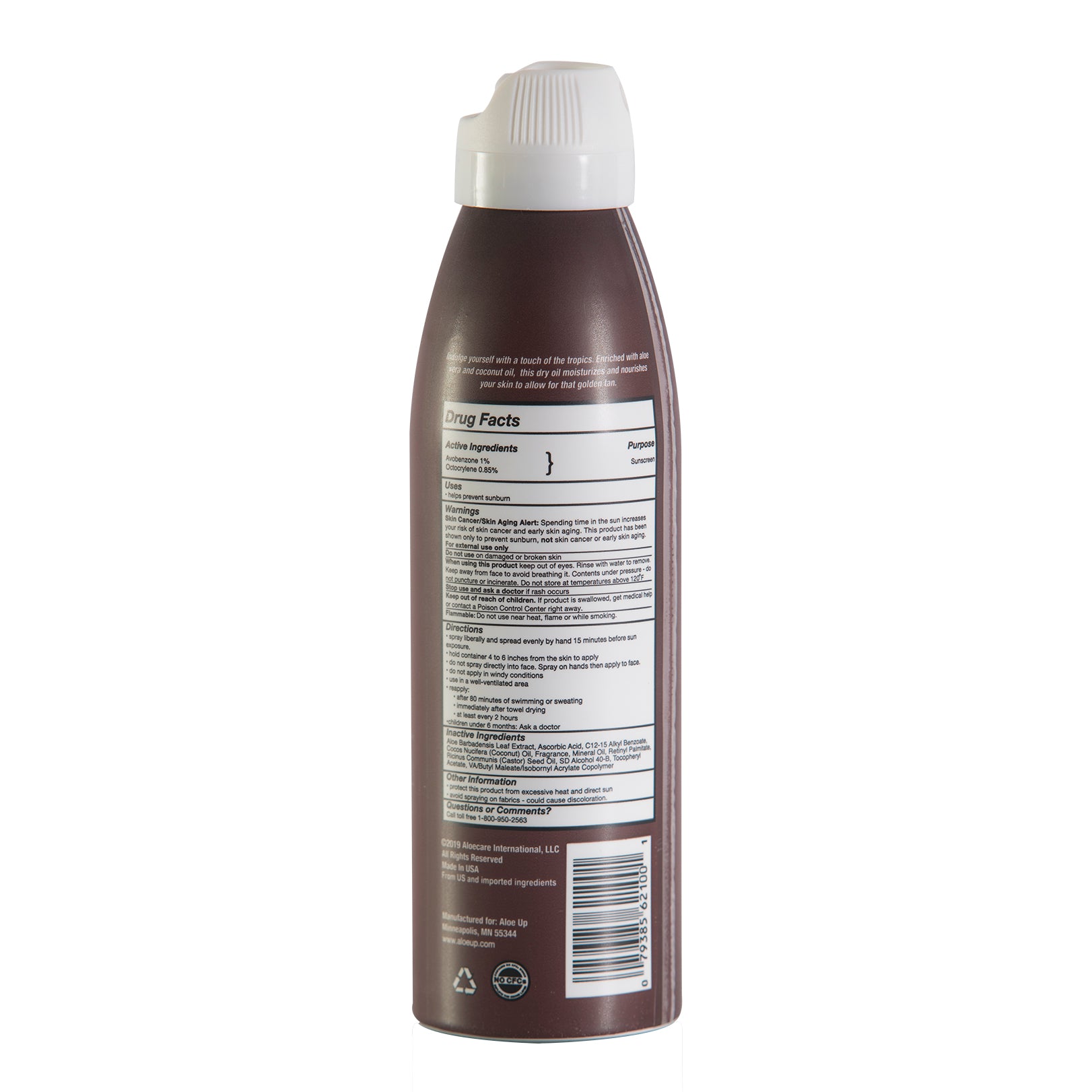 SPF 4 Dark Tanning Oil Continuous Spray