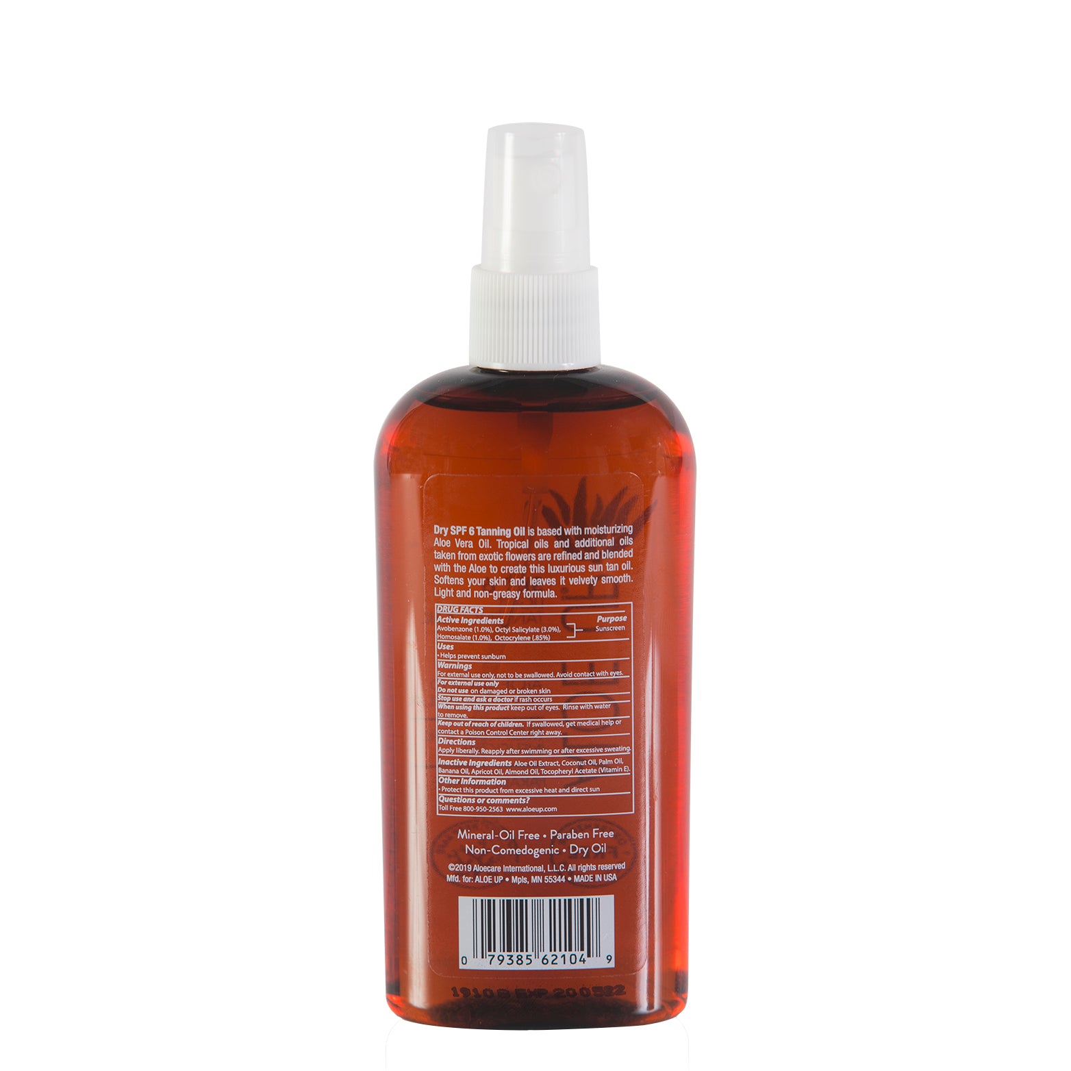 SPF 6 Tanning Oil