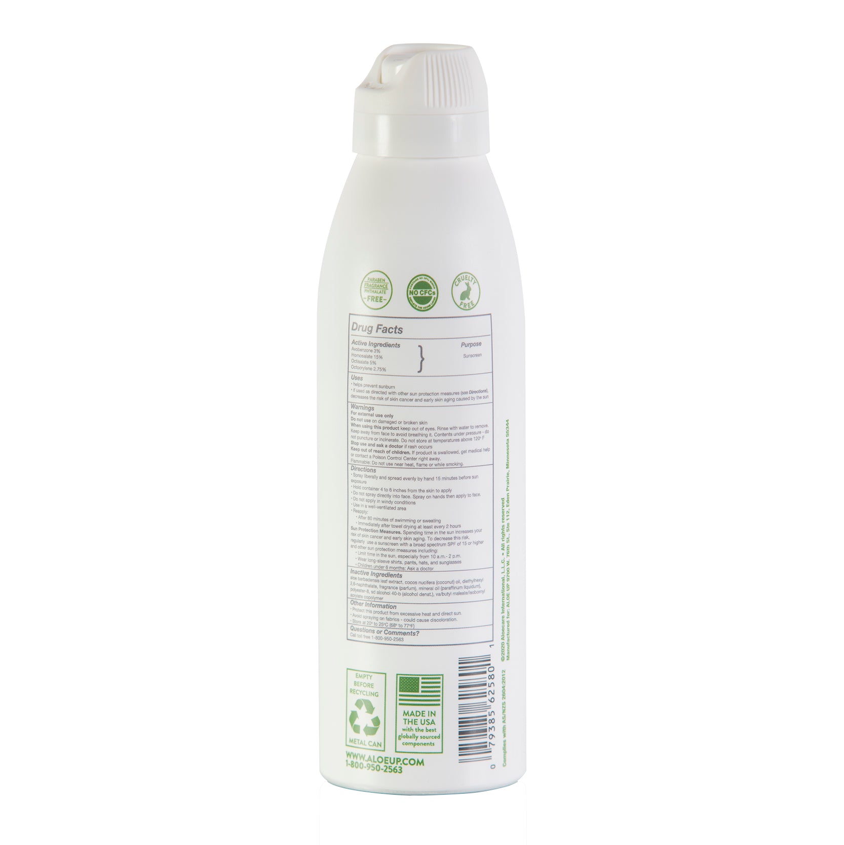 White Collection SPF 50 Continuous Spray Sunscreen