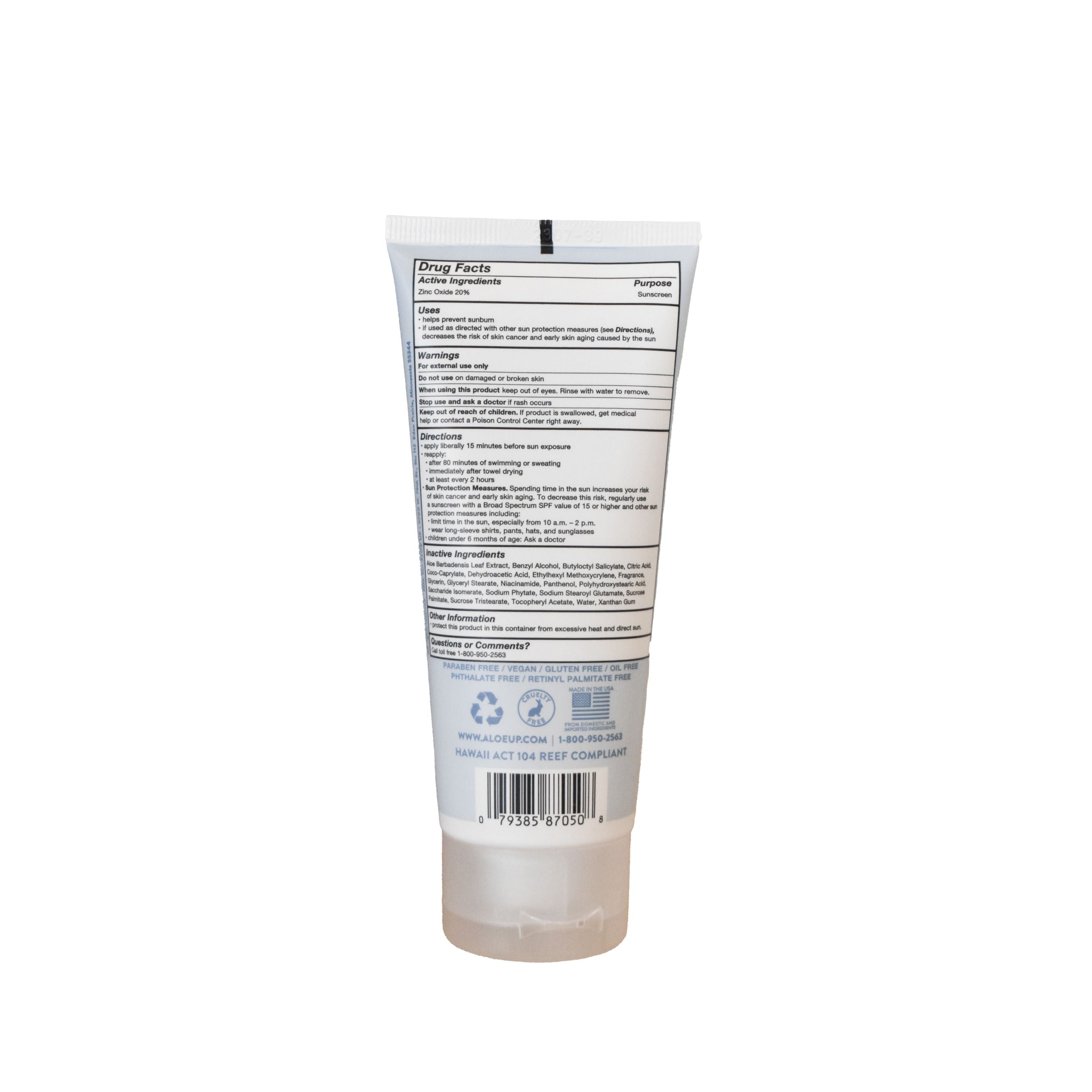 Mineral SPF 50 Sunscreen Lotion 3oz