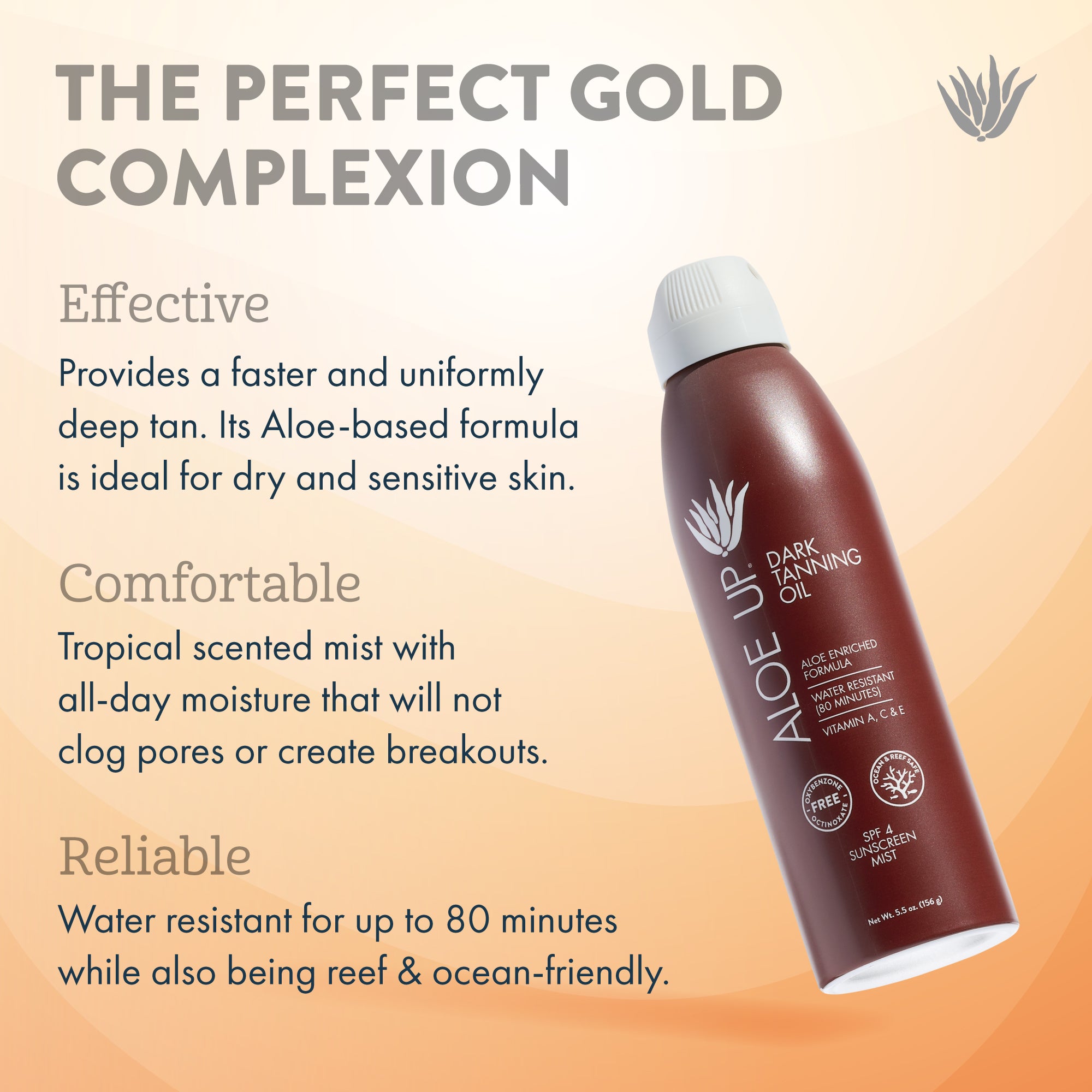 SPF 4 Dark Tanning Oil Continuous Spray