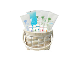 White Collection Holiday Basket - Small