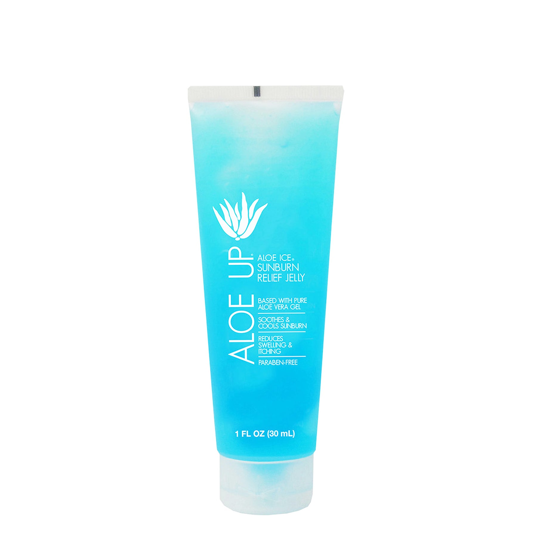 Aloe Ice Sunburn Relief Jelly 1oz bottle with cooling aloe vera gel for soothing sunburned skin